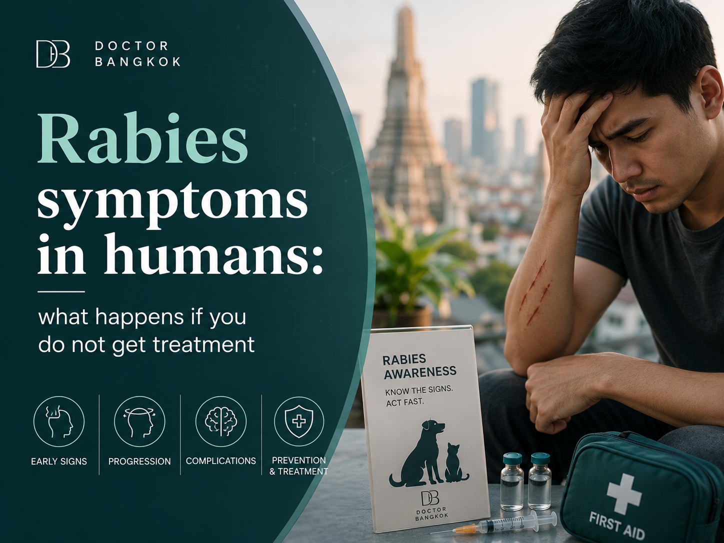 Rabies symptoms in humans: what happens if you do not get treatment