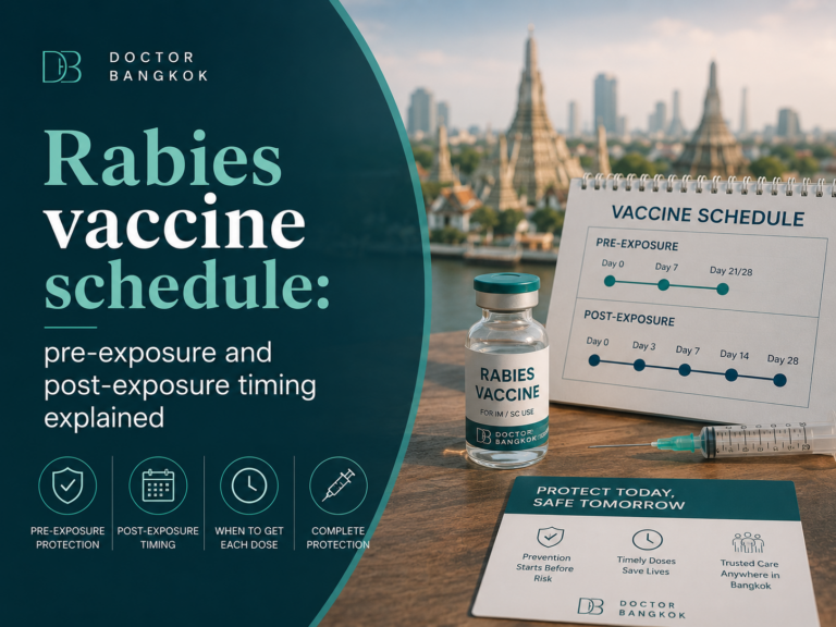 Anti Rabies Injection Schedule Rabies Vaccine Bangkok: Schedule, Doses and Timing