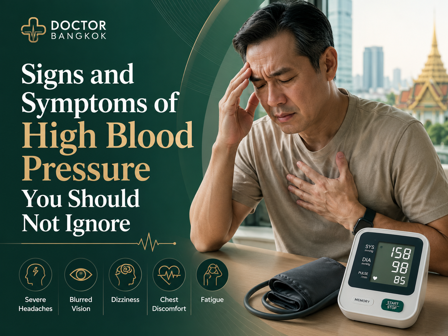 Signs and Symptoms of High Blood Pressure You Should Not Ignore