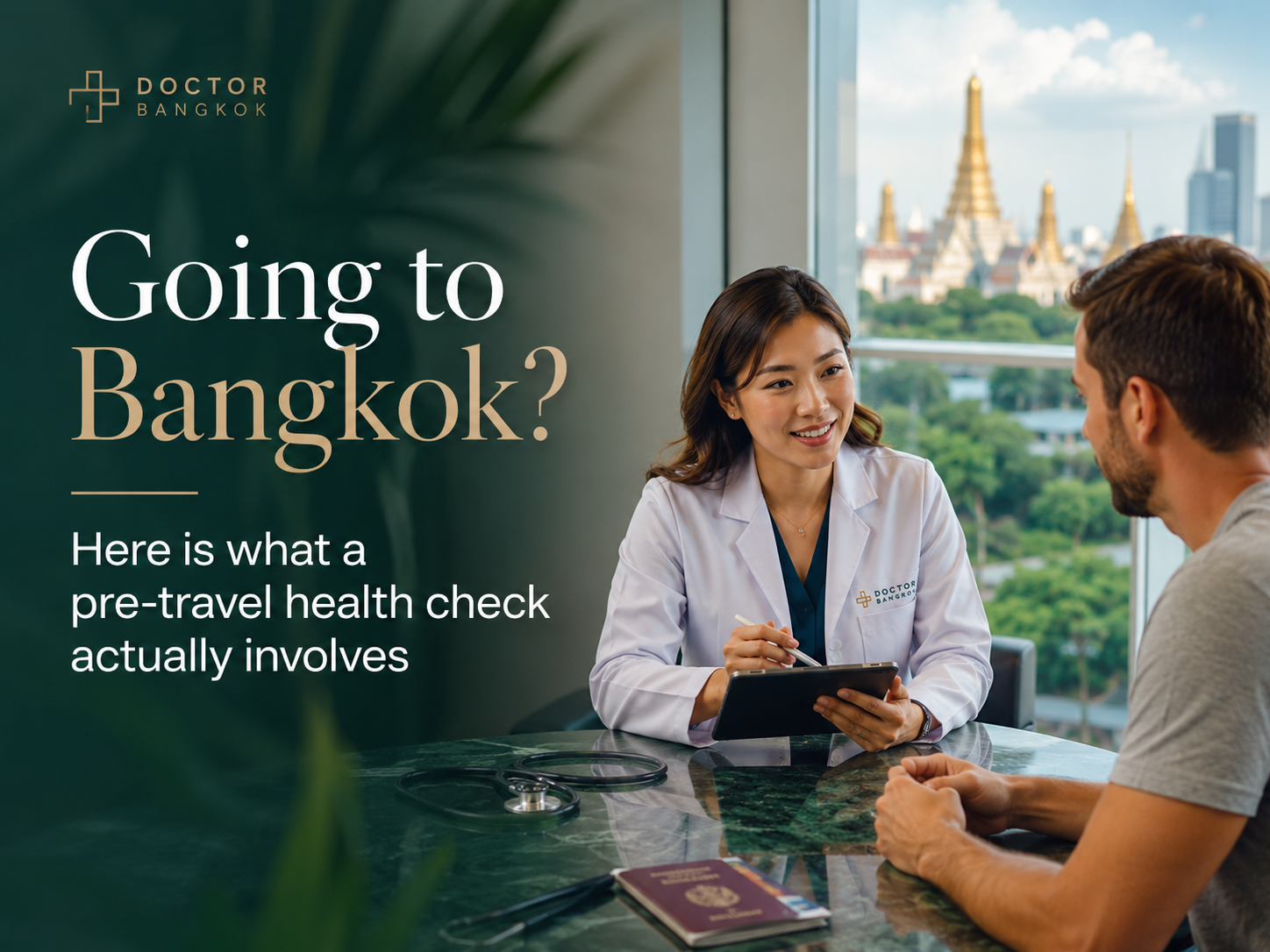 Going to Bangkok? Here is what a pre-travel health check actually involves