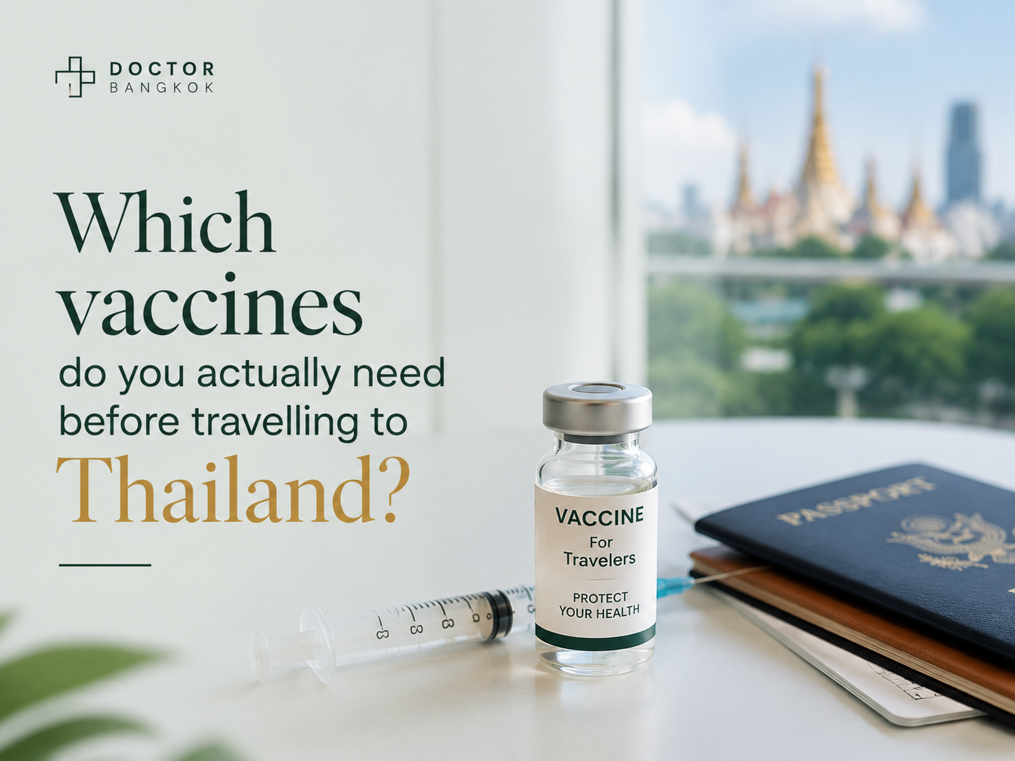 Which vaccines do you actually need before travelling to Thailand?