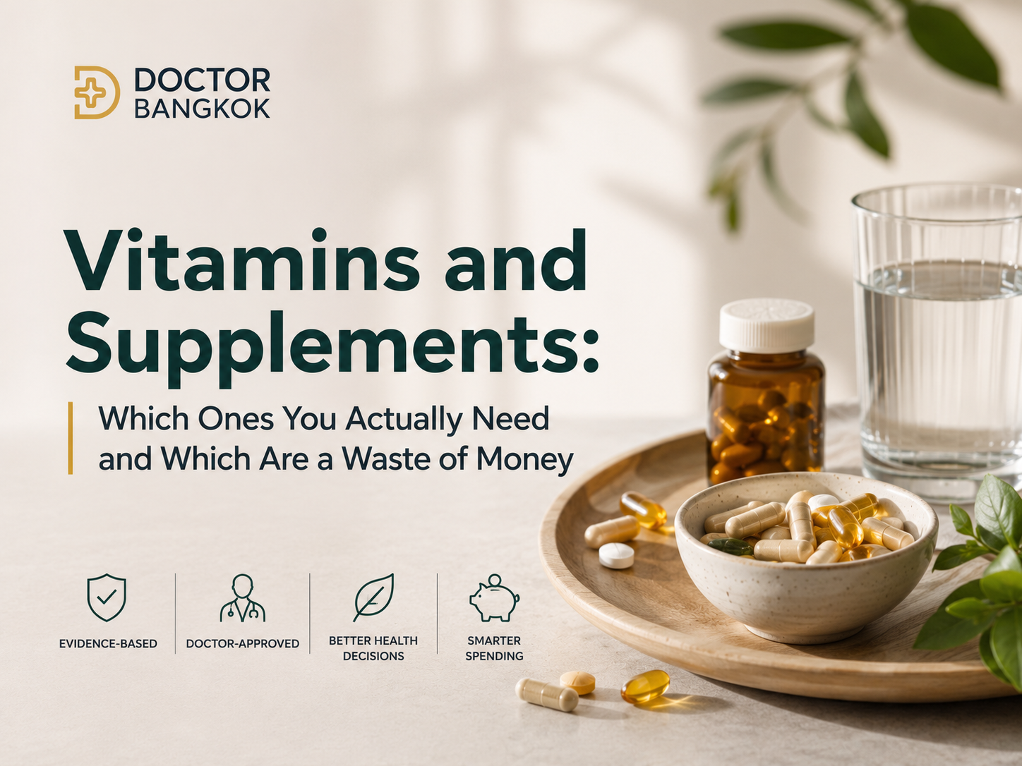 Vitamins and Supplements: Which Ones You Actually Need and Which Are a Waste of Money