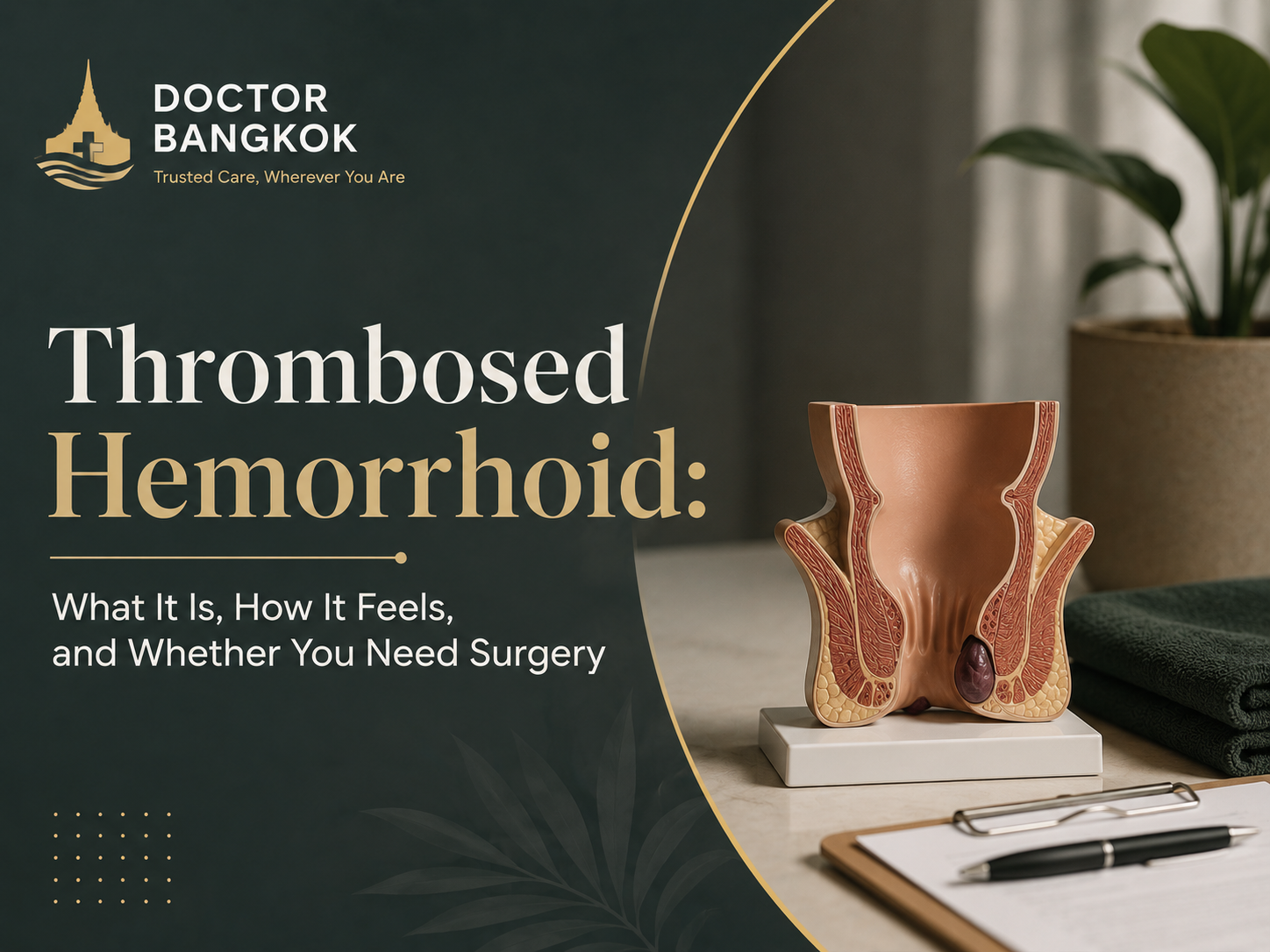 Thrombosed Hemorrhoid: What It Is, How It Feels, and Whether You Need Surgery