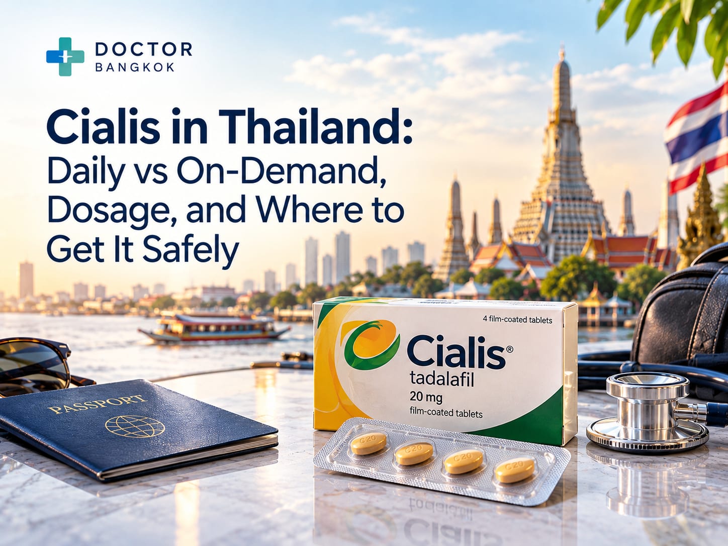 Cialis in Thailand: Daily vs On-Demand, Dosage, and Where to Get It Safely