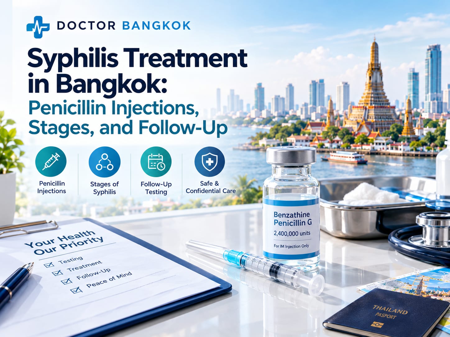 Syphilis Treatment Bangkok: Injections, Stages, Follow-Up
